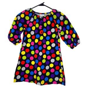 Hanna Andersson multi color polka dot dress